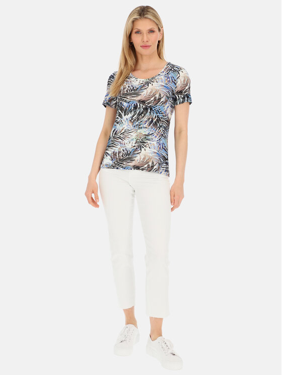 Potis & Verso Potis & Verso T-Shirt Roel Kolorowy Regular Fit