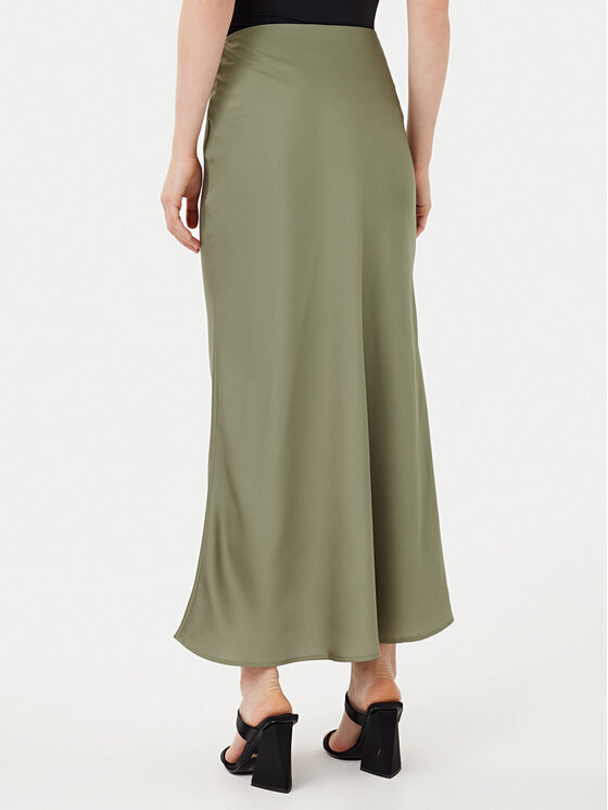 Vila Vila Φούστα midi Elliette 14084182 Πράσινο Regular Fit