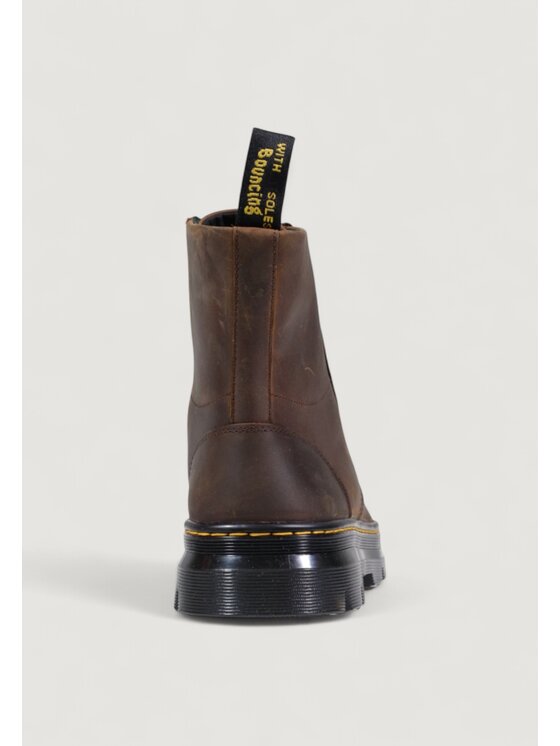 Dr. Martens Dr. Martens Αρβύλες Combs Leather Crazy Horse Unisex Καφέ