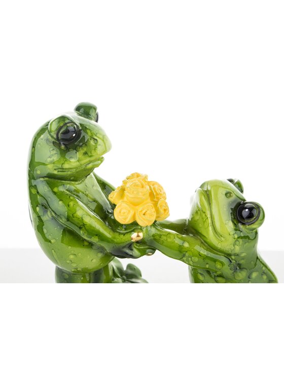 MIAhome MIAhome Figurka para żabek 11x11x4,5 cm PROPOSTA Zielony
