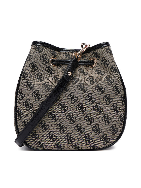 Guess Guess Дамска чанта Samantha Mini HWJT23 13770 Черен