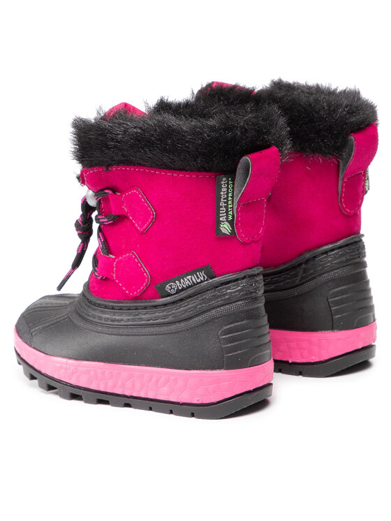 Boatilus Boatilus Снігоходи Kd Joggy Sint Leather Boot NJ16 VAR.21ZU Рожевий