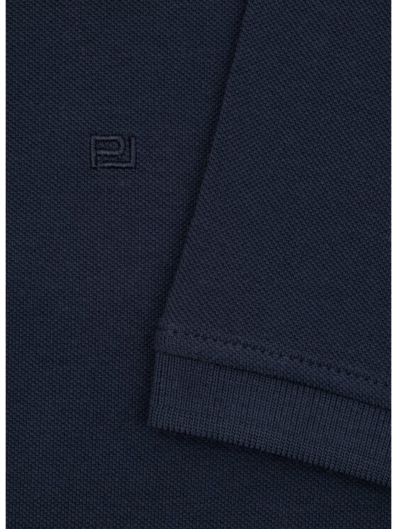 Pako Lorente Pako Lorente Polo P26SN-TX-004 Granatowy Classic Fit
