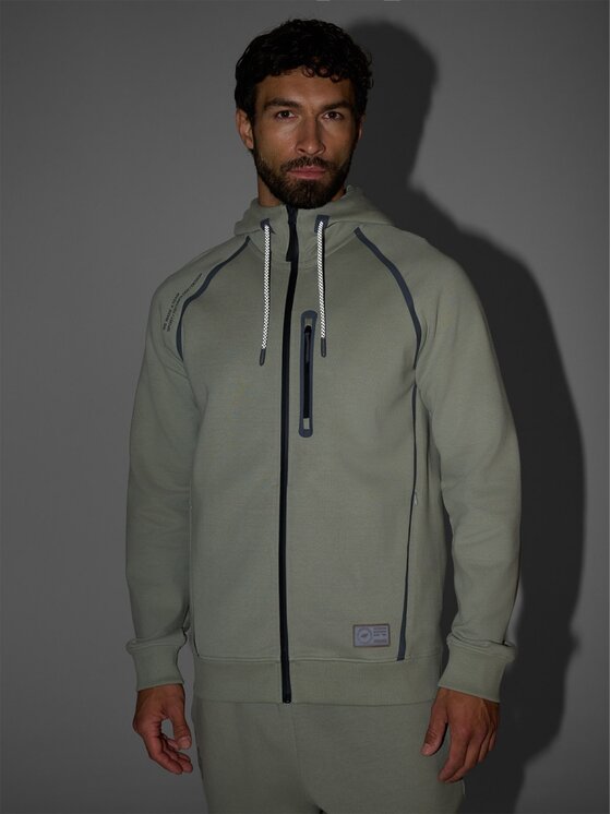 4F 4F Felpa 4FRAW25TSWSM2456-47S Verde Regular Fit