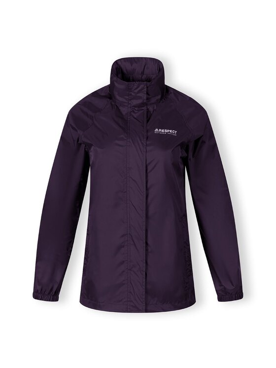 minoti minoti Kurtka przeciwdeszczowa 26LRJACKET4 Fioletowy Regular Fit