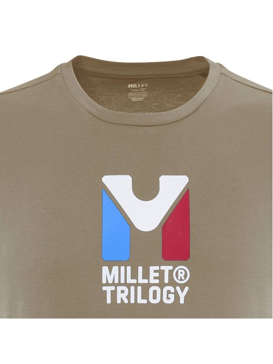 Millet Millet T-Shirt Chamonix Trilogy Ts Ss M Beżowy Regular Fit