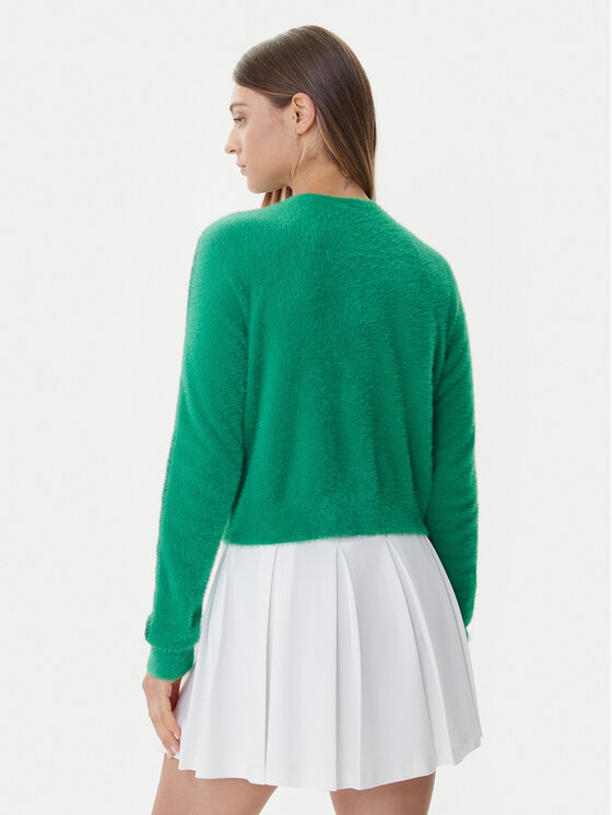 adidas adidas Cardigan Fluffy JW5177 Verde Regular Fit