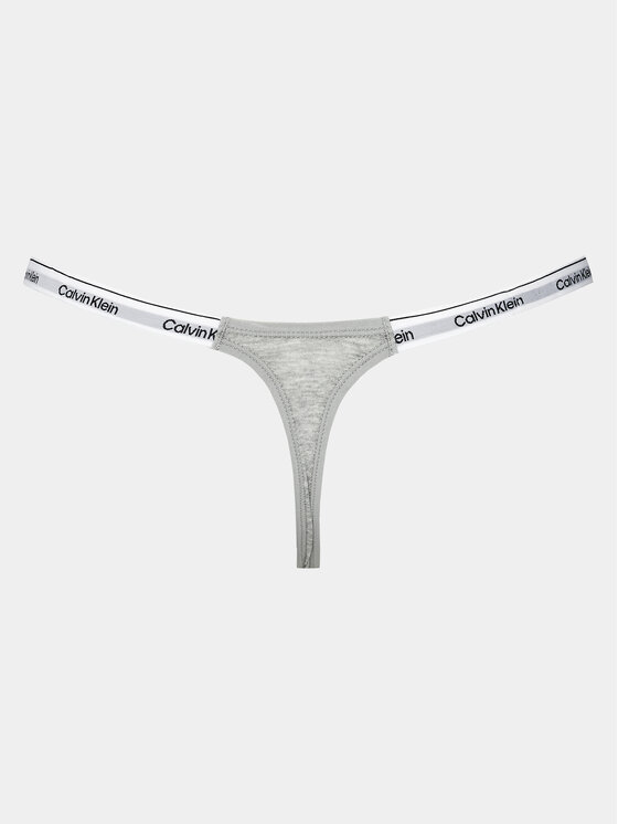Calvin Klein Underwear Calvin Klein Underwear Stringové nohavičky 000QD5157E Sivá
