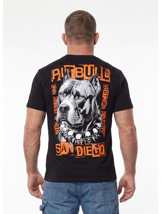 PITBULL PITBULL T-Shirt BLACKY Czarny Regular Fit