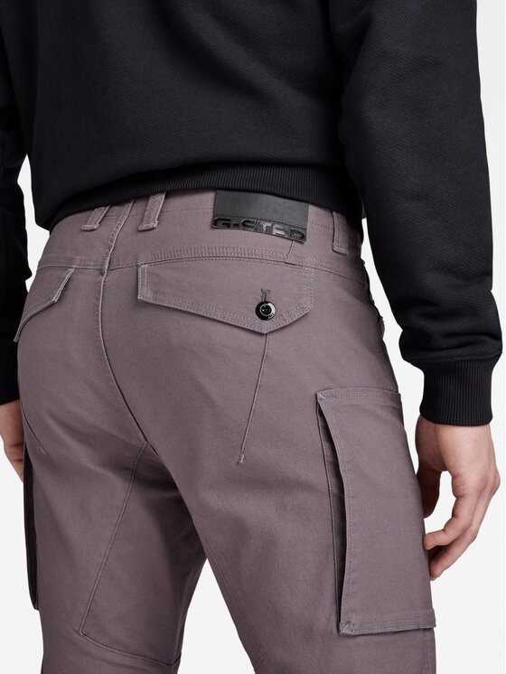 G-Star Raw G-Star Raw Hlače Zip Pkt 3D D21975-D504-G077 Siva Skinny Fit