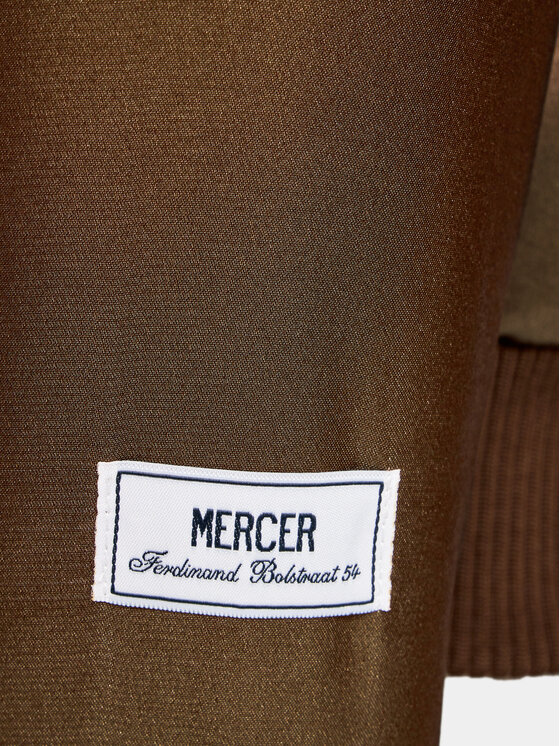 Mercer Amsterdam Mercer Amsterdam Kurtka bomber Unisex The Varsity MEAP233003 Brązowy Classic Fit