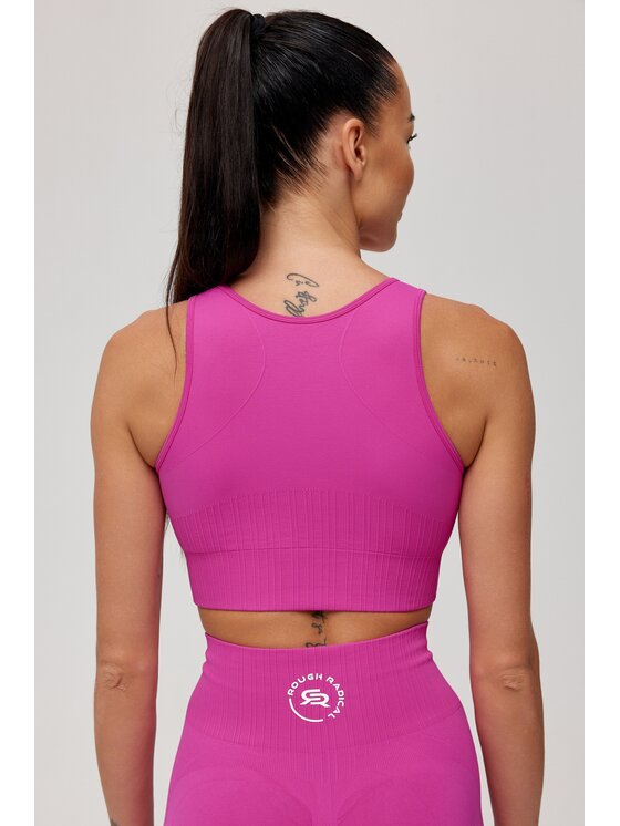 ROUGH RADICAL ROUGH RADICAL Biustonosz sportowy SEAMLESS LINEA SPORTS BRA Różowy