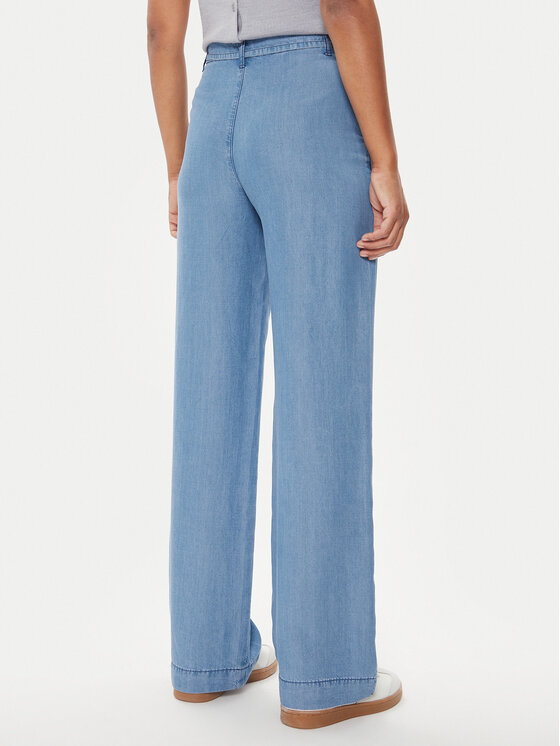 United Colors Of Benetton United Colors Of Benetton Hlače 4KHNDF065 Plava Relaxed Fit