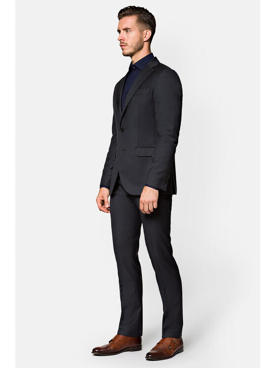 Lancerto Lancerto Garnitur Turyn Szary Regular Fit