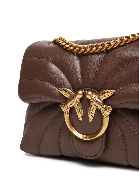PINKO PINKO Borsetta Love Puff Mini Cl AI 24-25 PLTT 100039 A1EX Marrone