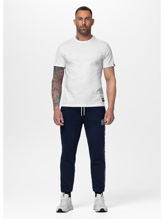 PITBULL PITBULL Spodnie dresowe NEXUS Granatowy Regular Fit