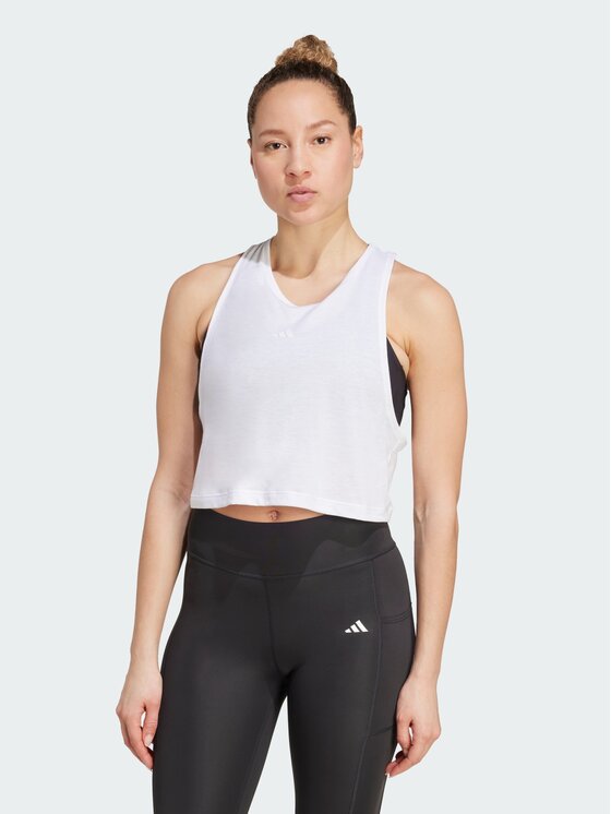 adidas adidas Koszulka techniczna 159529 Biały Regular Fit