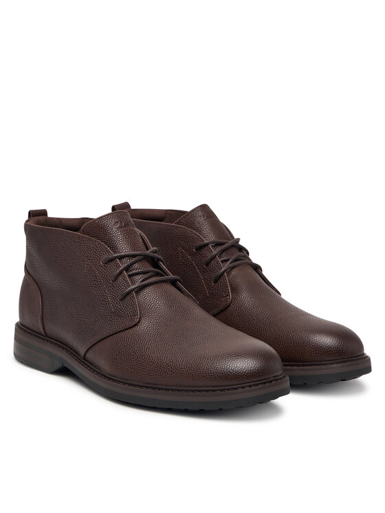 Clarks Clarks Зимни обувки Aldwin 2 Chukka 26327143 Кафяв