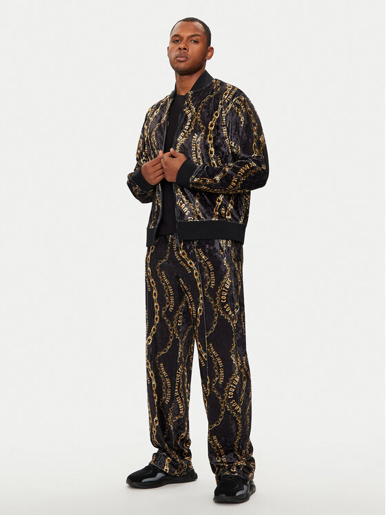Versace Jeans Couture Versace Jeans Couture Džemperis 77GAI300 JS367 Juoda Regular Fit
