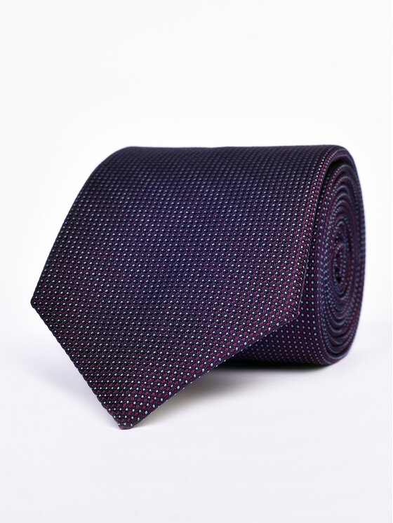 ELSNER ELSNER Γραβάτα JEDWAB ŻAKARD A1010 Μωβ