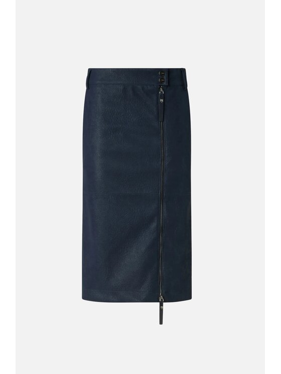 PINKO PINKO Spódnica midi Montiano Granatowy Fitted Fit