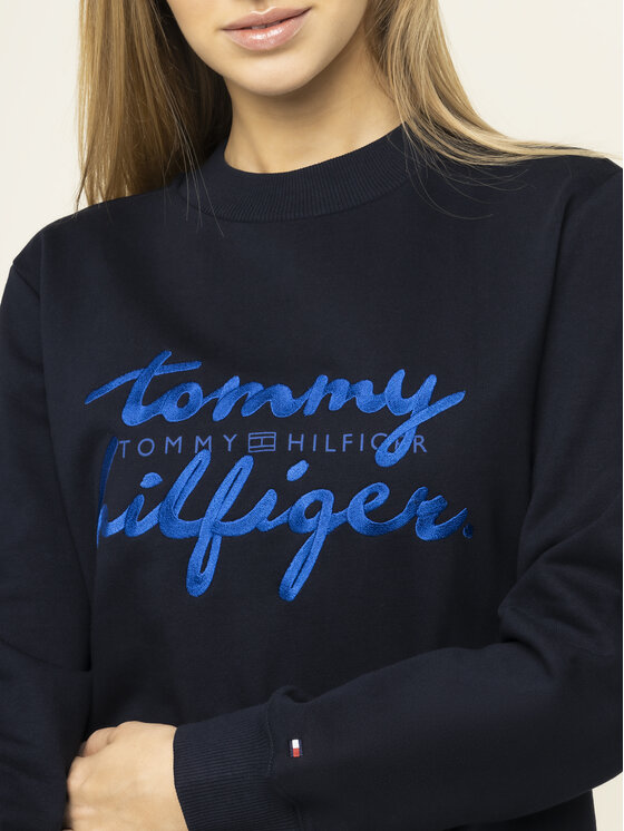 Tommy Hilfiger Tommy Hilfiger Sweatshirt Romy WW0WW26669 Dunkelblau Regular Fit