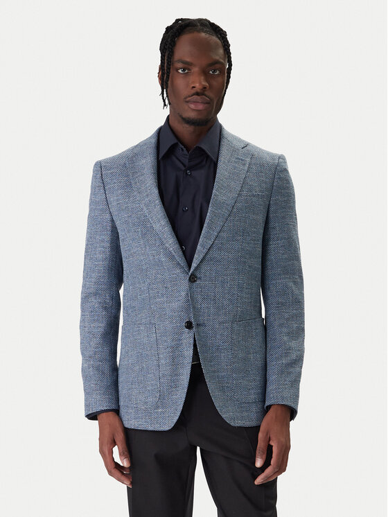 BOSS BOSS Sacou H-Hutson 50556910 Bleumarin Regular Fit