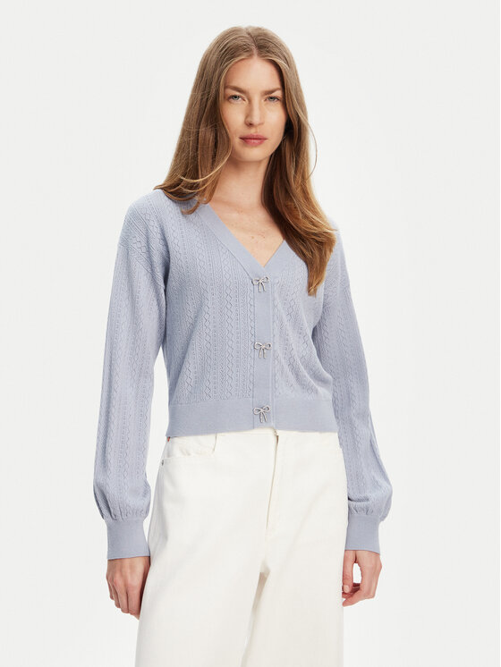 Guess Guess Cardigan W5YR01 Z2ZK2 Albastru Regular Fit