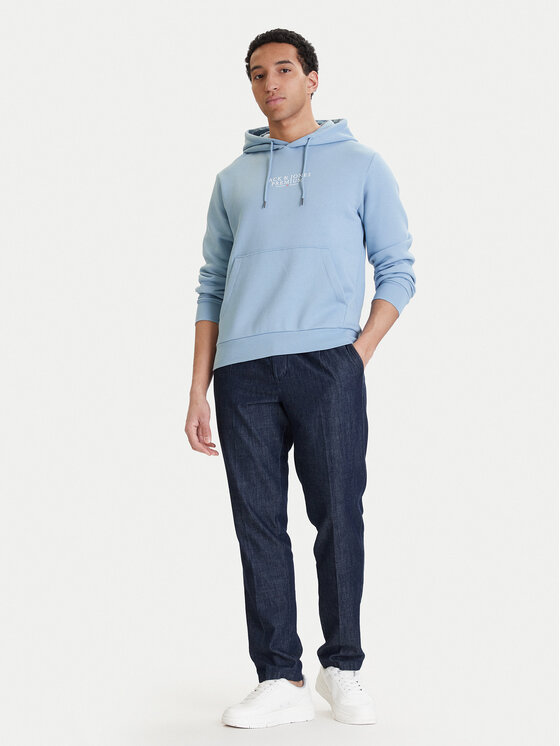 Jack & Jones Jack & Jones Hanorac Archie 12216335 Albastru deschis Regular Fit