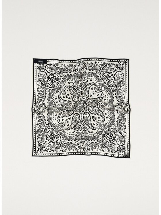 LEBRAND LEBRAND Chusta Bandana mini Beżowy jasny