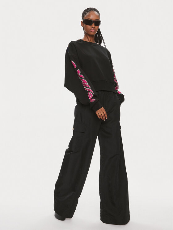 PINKO Pinko Majica dugih rukava 103245 A1QM Crna Regular Fit