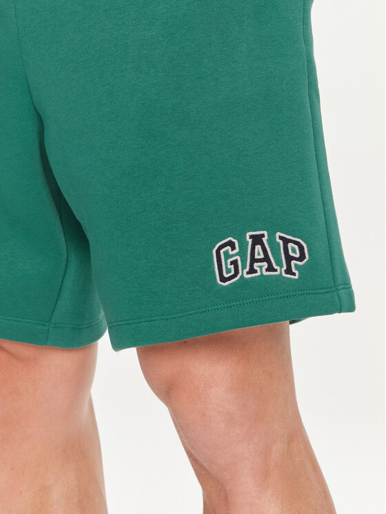 Gap Gap Sportovní kraťasy 866764-01 Zelená Regular Fit