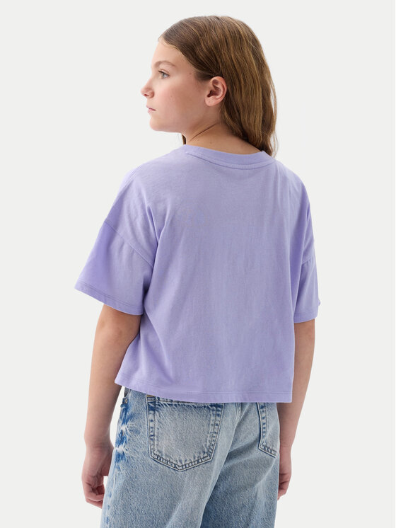 Gap Gap Футболка 883128-01 Фіолетовий Relaxed Fit