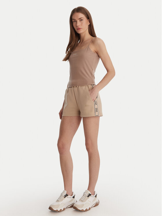 Guess Guess Top V6GP18 K3470 Bež Regular Fit