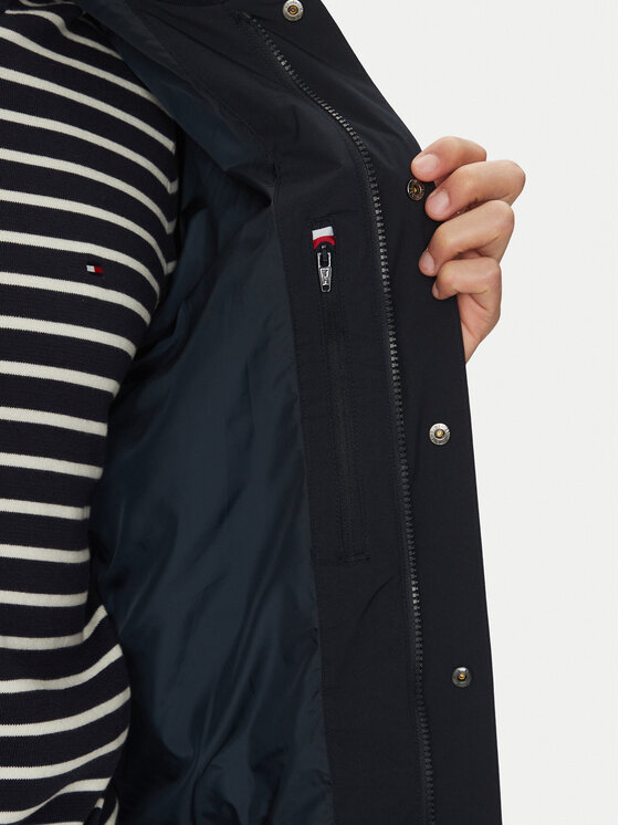 Tommy Hilfiger Tommy Hilfiger Bunda bomber MW0MW36665 Tmavomodrá Regular Fit