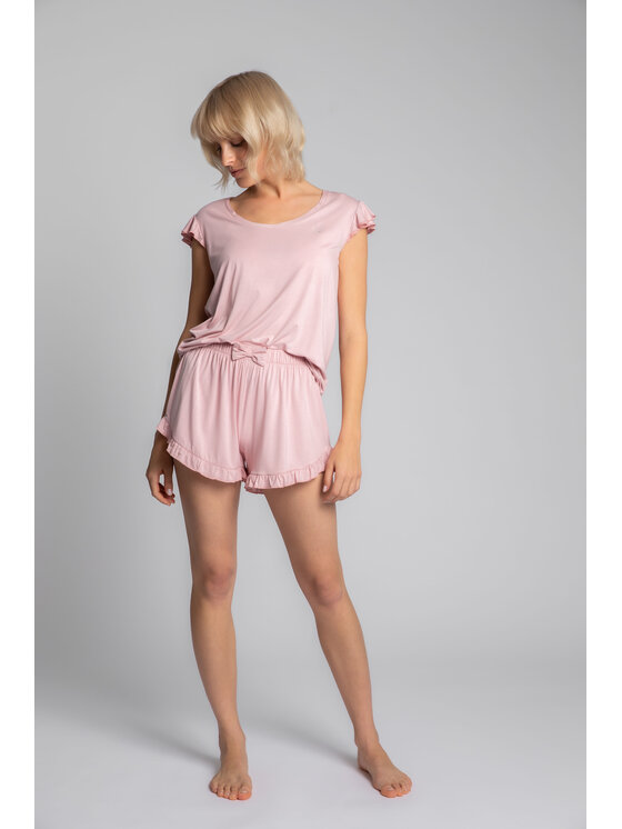 LaLupa LaLupa Bluzka LA023 Różowy Comfortable Fit