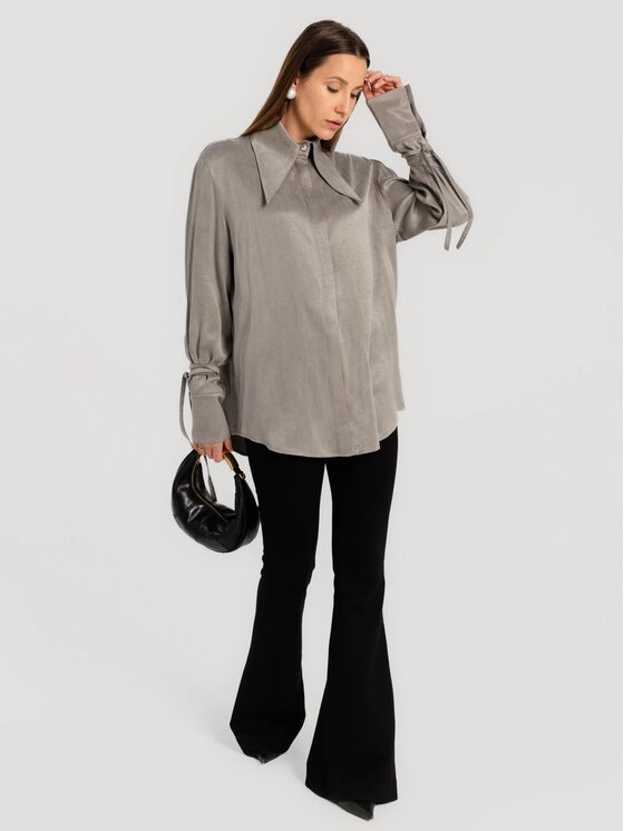 MANDRAGORA MANDRAGORA Camicia Vena Grigio Standard Fit