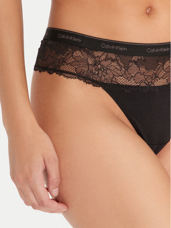 Calvin Klein Underwear Calvin Klein Underwear Στρίνγκ 000QF7980E Μαύρο
