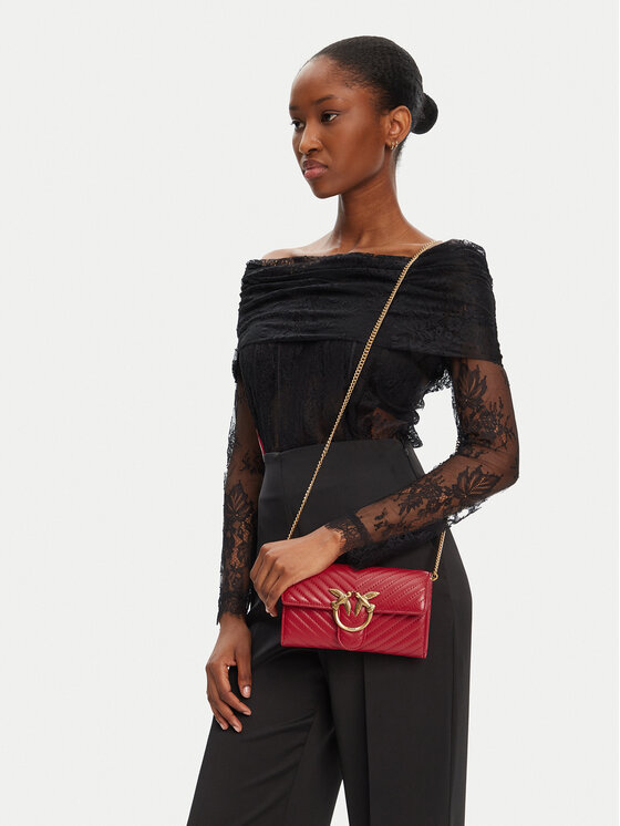 PINKO PINKO Soma Love One Wallet C PE 25 PLTT 100062 A0GK Sarkans