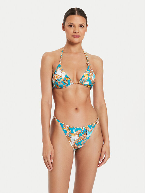 Guess Guess Góra od bikini E4YJ06 MC04R Niebieski