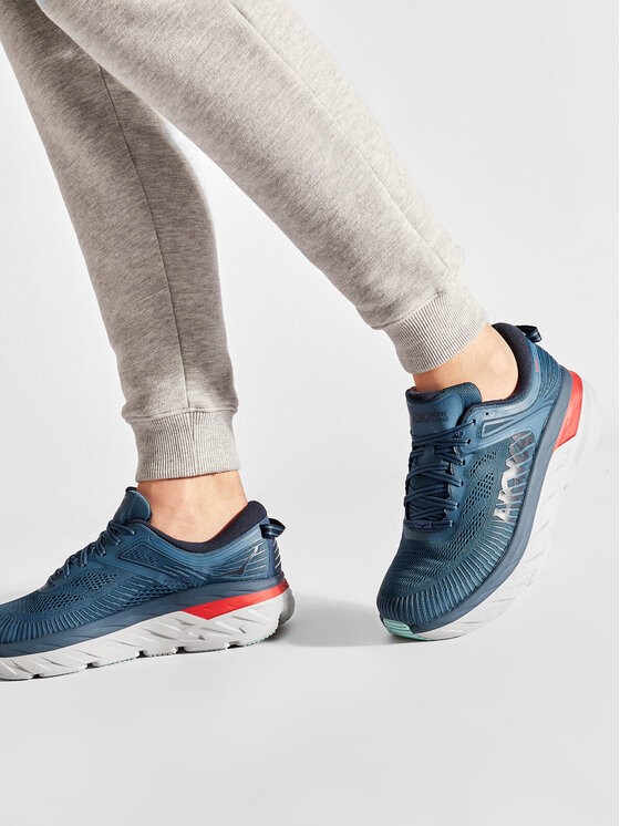 Hoka Hoka Laufschuhe Bondi 7 Wide 1110530 Blau