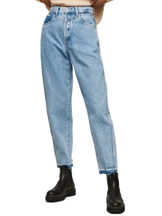 Pepe Jeans Pepe Jeans Jeansy PL204170PD4R 000 Niebieski Balloon Fit