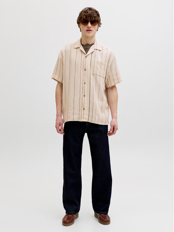 Jack & Jones Jack & Jones Camicia Bradley 12290119 Beige Regular Fit