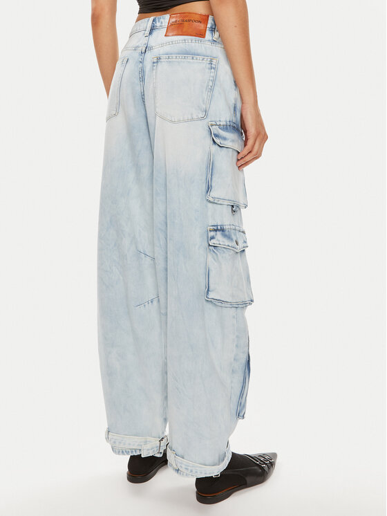 One Teaspoon One Teaspoon Jeansy Epic 26245 Niebieski Cargo Fit