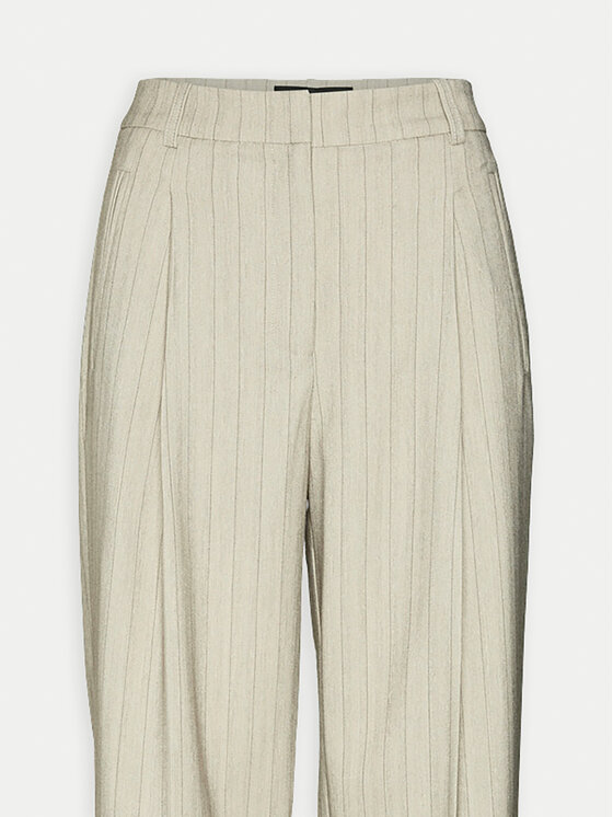 Vero Moda Vero Moda Pantaloni di tessuto Meli 10319631 Beige Straight Fit