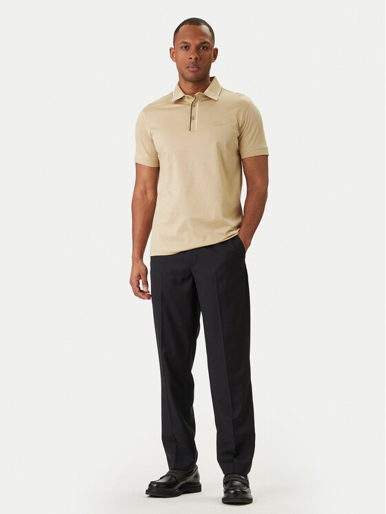 KARL LAGERFELD KARL LAGERFELD Polo 745002 562200 Beżowy Regular Fit