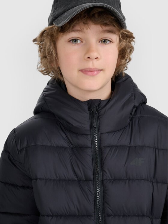 4F 4F Giubbotto piumino 4FJRAW25TDJAU0804-20S Nero Regular Fit