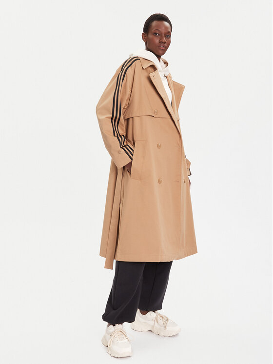 adidas adidas Trench adicolor JW2663 Beige Loose Fit