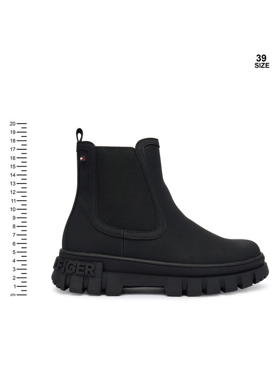 Tommy Hilfiger Tommy Hilfiger Čizme T3X5-34130-1355999 D Crna