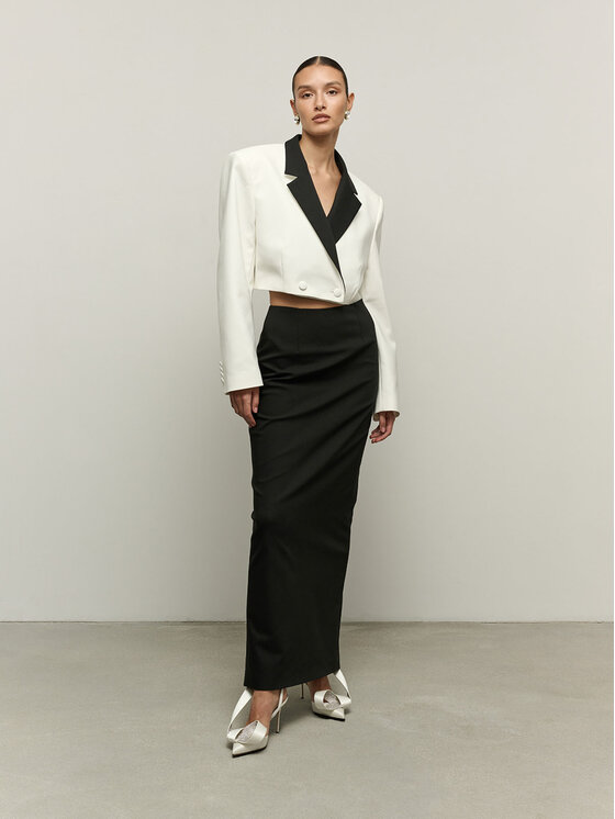 La Mania La Mania Spódnica AFFAIR BLACK Czarny Classic Fit